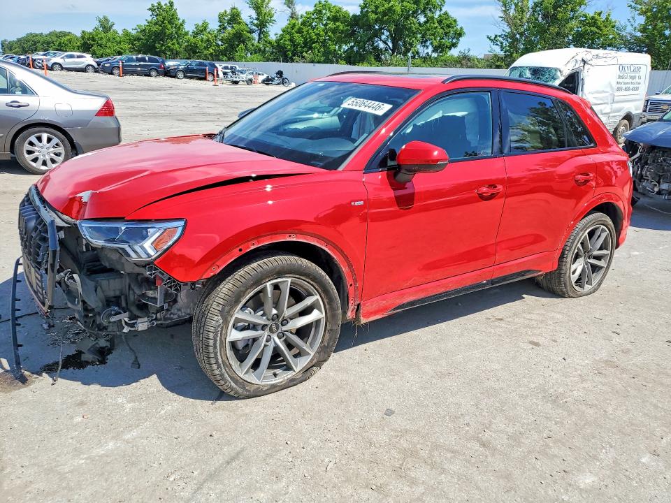 2024 Audi Q3 მანქანა იყიდება აუქციონზე, vin: WA1DECF3XR1049682, აუქციონის ნომერი: 55064446