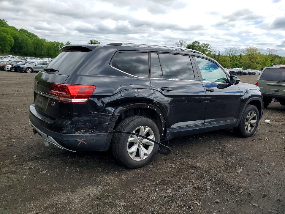 53853976 :رقم المزاد ، 1V2LR2CA2JC575511 vin ، 2018 Volkswagen Atlas مزاد بيع
