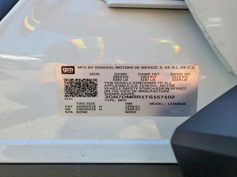 Aukcja sprzedaży 2026 Chevrolet Equinox, vin: 3GN7DMRR1TS157102, numer aukcji: 55003796