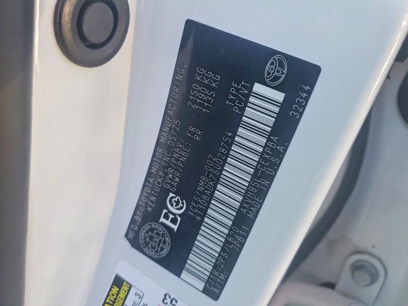 Aukcja sprzedaży 2025 Toyota Camry, vin: 4T1DBADK7SU028754, numer aukcji: 51892536
