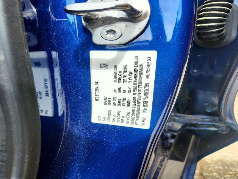 Aukcja sprzedaży 2021 Tesla Model 3, vin: 5YJ3E1EA7MF047295, numer aukcji: 52918546
