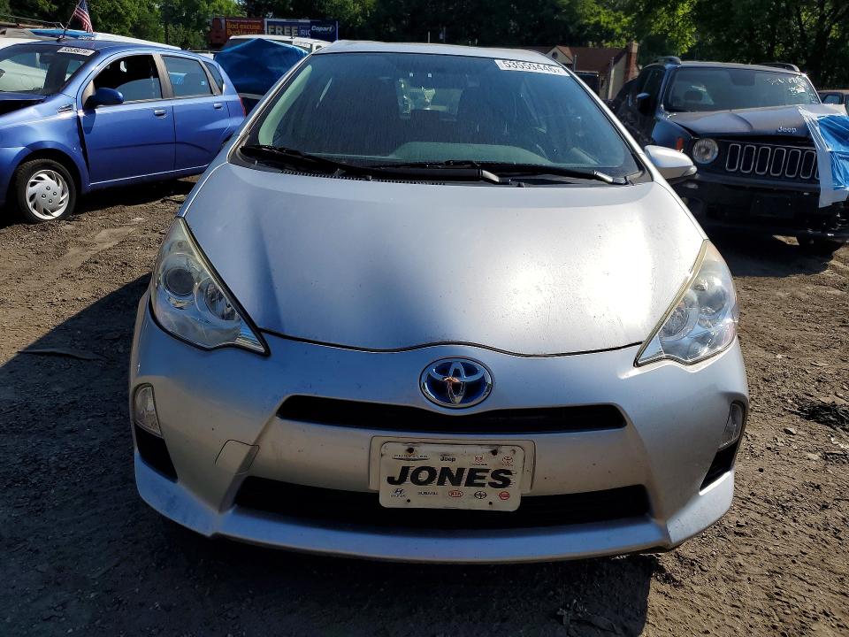 2014 Toyota Prius C მანქანა იყიდება აუქციონზე, vin: JTDKDTB33E1567035, აუქციონის ნომერი: 53559446