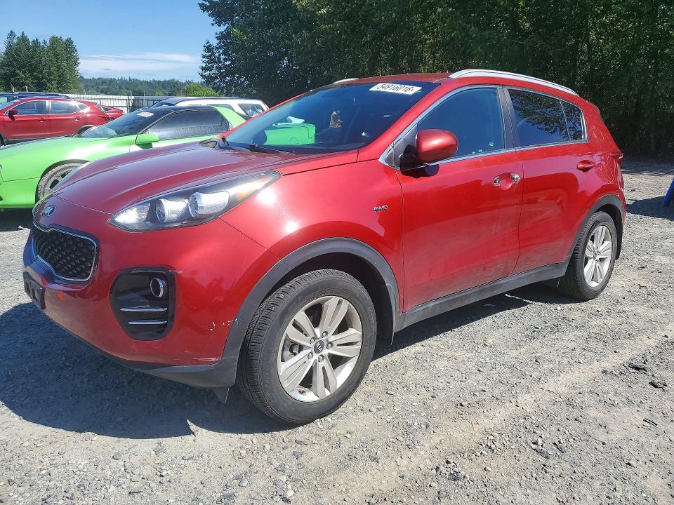 Продаж на аукціоні авто 2018 Kia Sportage, vin: KNDPMCAC1J7463318, номер лоту: 54916016