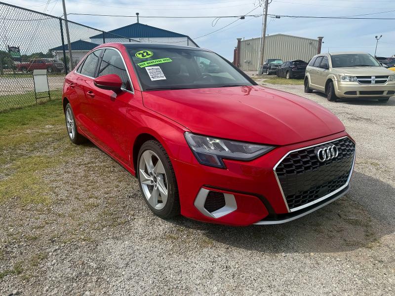 54000266 :رقم المزاد ، WAUAUDGY8NA038487 vin ، 2022 Audi A3 مزاد بيع