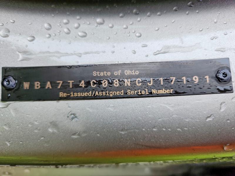 Продаж на аукціоні авто 2022 Bmw Motorrad 740, vin: WBA7T4C08NCJ17191, номер лоту: 79255555