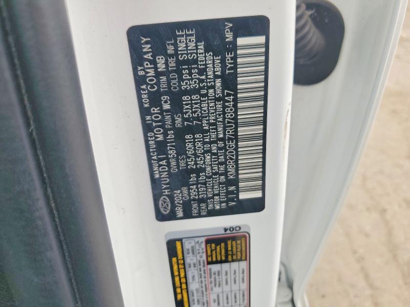 54106176 :رقم المزاد ، KM8R2DGE7RU788447 vin ، 2024 Hyundai Palisade مزاد بيع