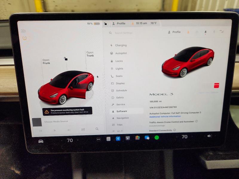 53782236 :رقم المزاد ، 5YJ3E1EA4NF288765 vin ، 2022 Tesla Model 3 مزاد بيع