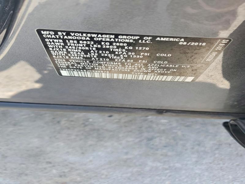 Продаж на аукціоні авто 2018 Volkswagen Atlas, vin: 1V2CP2CA6JC595878, номер лоту: 54259536
