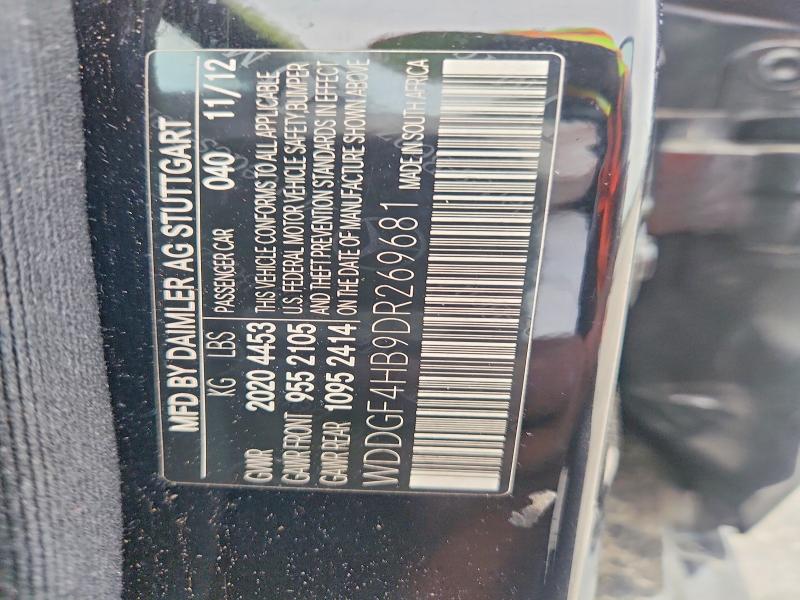 Aukcja sprzedaży 2013 Mercedes-benz C, vin: WDDGF4HB9DR269681, numer aukcji: 52207326
