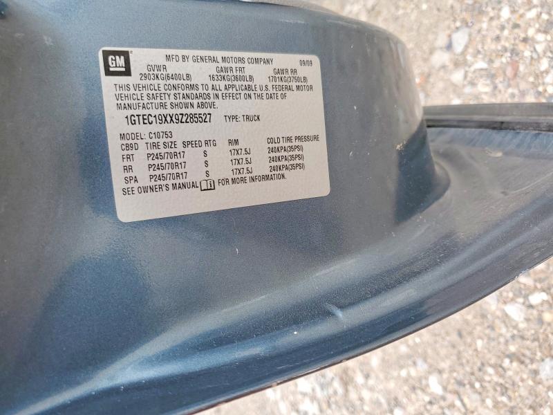 Продажа на аукционе авто 2009 Gmc Sierra, vin: 1GTEC19XX9Z285527, номер лота: 52248616