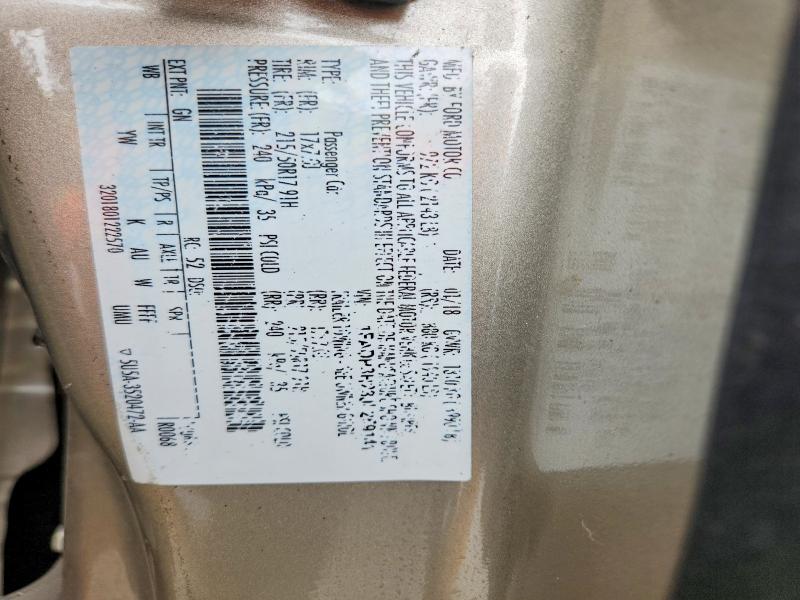 52813946 :رقم المزاد ، 1FADP3H23JL259141 vin ، 2018 Ford Focus مزاد بيع