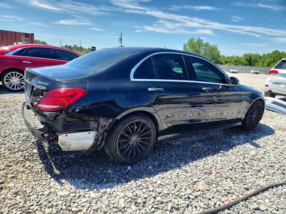 2015 Mercedes-benz C მანქანა იყიდება აუქციონზე, vin: 55SWF4KB4FU013129, აუქციონის ნომერი: 52085786