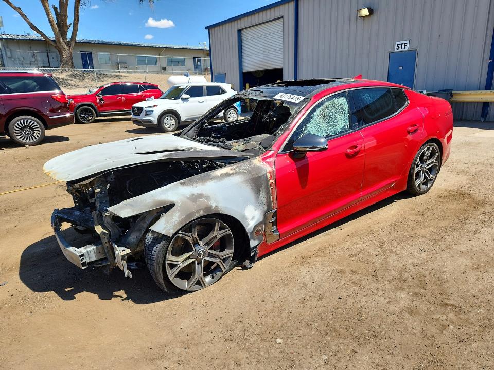 53176416 :رقم المزاد ، KNAE55LC8J6027758 vin ، 2018 Kia Stinger مزاد بيع