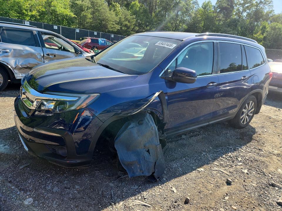 2019 Honda Pilot მანქანა იყიდება აუქციონზე, vin: 5FNYF5H53KB046456, აუქციონის ნომერი: 53437406