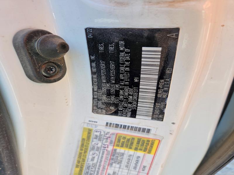 54678706 :رقم المزاد ، 5TDKSKFC6NS061311 vin ، 2022 Toyota Sienna مزاد بيع