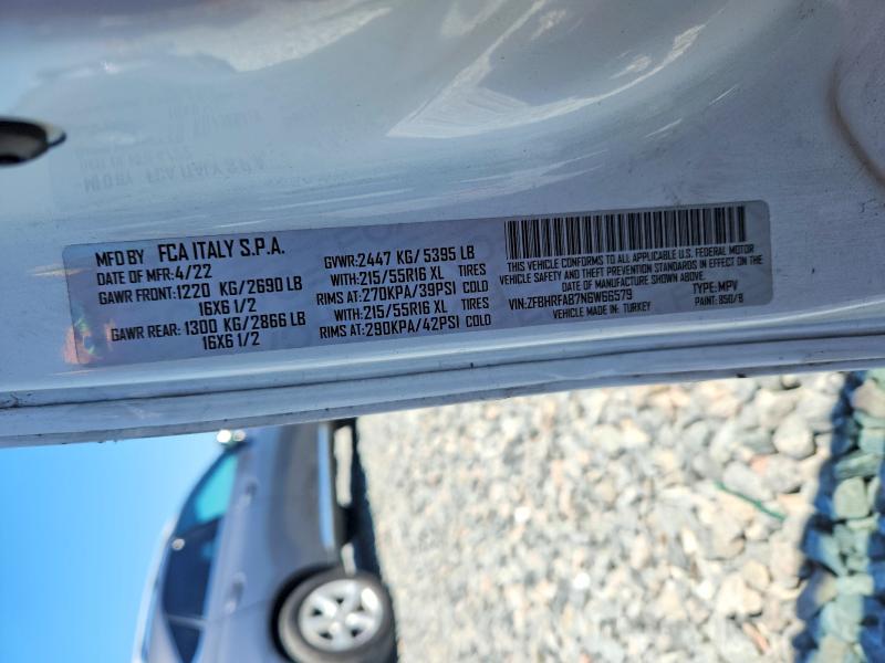 Aukcja sprzedaży 2022 Ram Promaster City, vin: ZFBHRFAB7N6W66579, numer aukcji: 53891666
