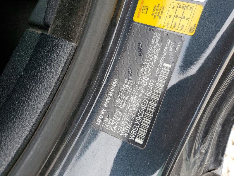 Aukcja sprzedaży 2014 Bmw M6, vin: WBSLX9C54ED160492, numer aukcji: 54002696