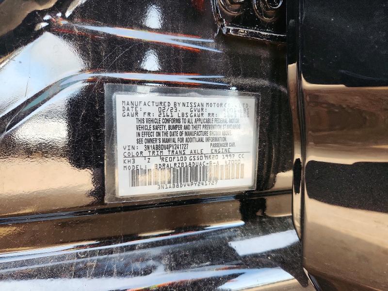 Aukcja sprzedaży 2023 Nissan Sentra, vin: 3N1AB8DV4PY241727, numer aukcji: 54113056