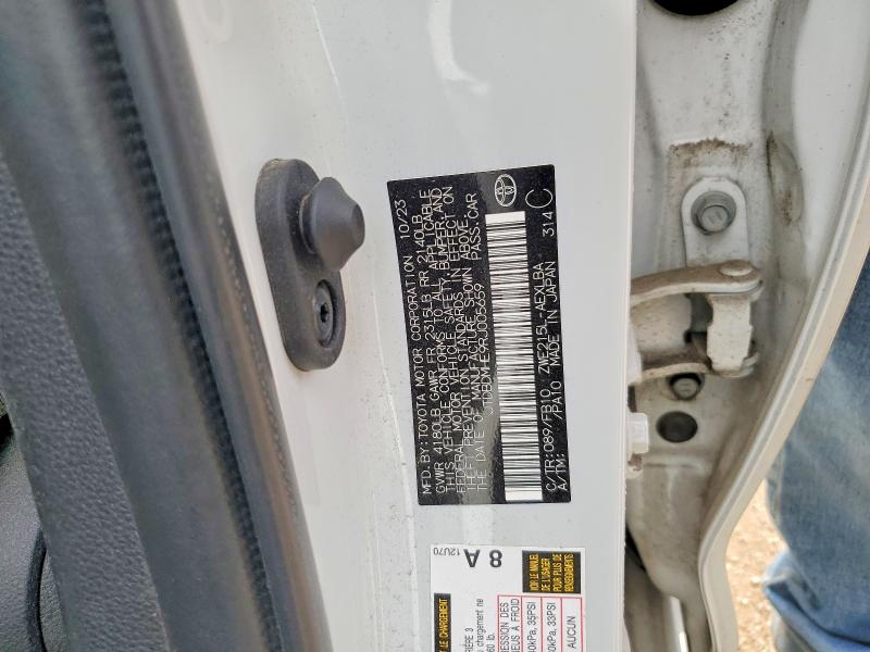52325146 :رقم المزاد ، JTDBDMHE9RJ005659 vin ، 2024 Toyota Corolla Hybrid مزاد بيع