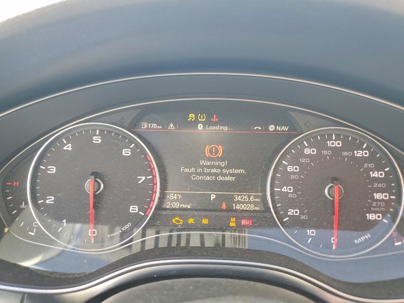 2012 Audi A7 მანქანა იყიდება აუქციონზე, vin: WAUYGAFCXCN115148, აუქციონის ნომერი: 52161726