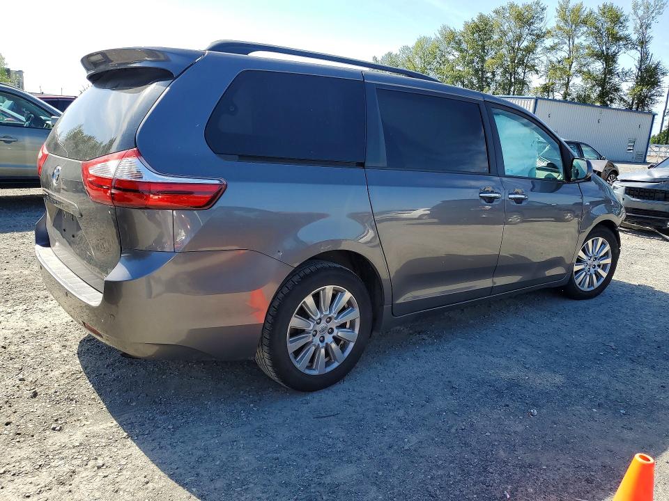 Продаж на аукціоні авто 2017 Toyota Sienna, vin: 5TDDZ3DC7HS168269, номер лоту: 54722006