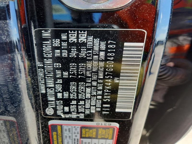 Продажа на аукционе авто 2016 Kia Sorento, vin: 5XYPK4A57GG048187, номер лота: 54251276
