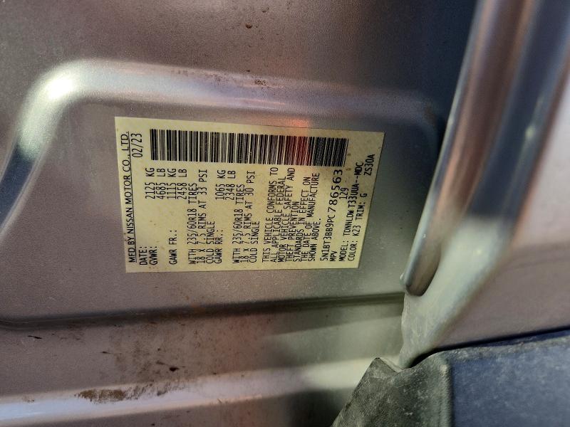 53086116 :رقم المزاد ، 5N1BT3BB9PC786563 vin ، 2023 Nissan Rogue مزاد بيع