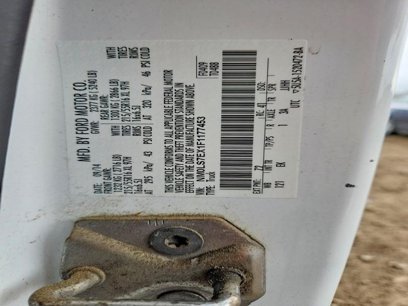 Продаж на аукціоні авто 2015 Ford Transit Connect, vin: NM0LS7EX1F1177453, номер лоту: 51921066