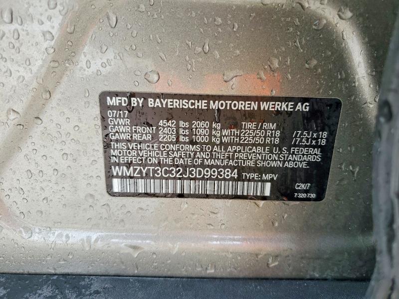 51889426 :رقم المزاد ، WMZYT3C32J3D99384 vin ، 2018 Mini Cooper مزاد بيع