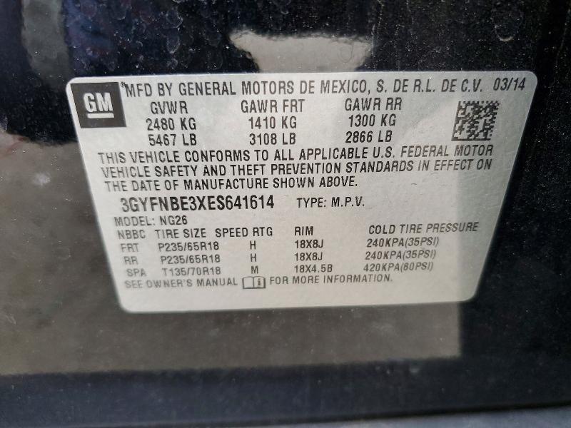Продажа на аукционе авто 2014 Cadillac Srx, vin: 3GYFNBE3XES641614, номер лота: 53543706