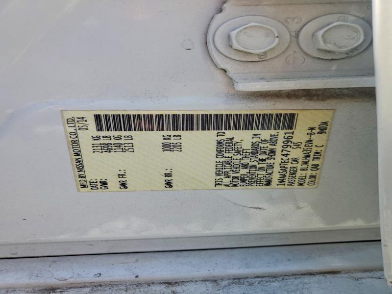 Aukcja sprzedaży 2014 Nissan Maxima, vin: 1N4AA5AP7EC479961, numer aukcji: 55533016