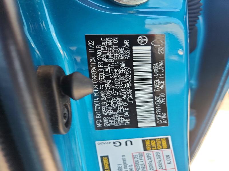 54412186 :رقم المزاد ، JTDKAMFP8N3227251 vin ، 2022 Toyota Prius Prime مزاد بيع