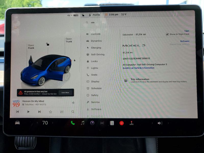 Aukcja sprzedaży 2022 Tesla Model 3, vin: 5YJ3E1EA6NF369833, numer aukcji: 52927206