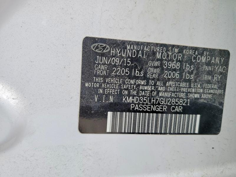Продажа на аукционе авто 2016 Hyundai Elantra Gt, vin: KMHD35LH7GU285821, номер лота: 53780276