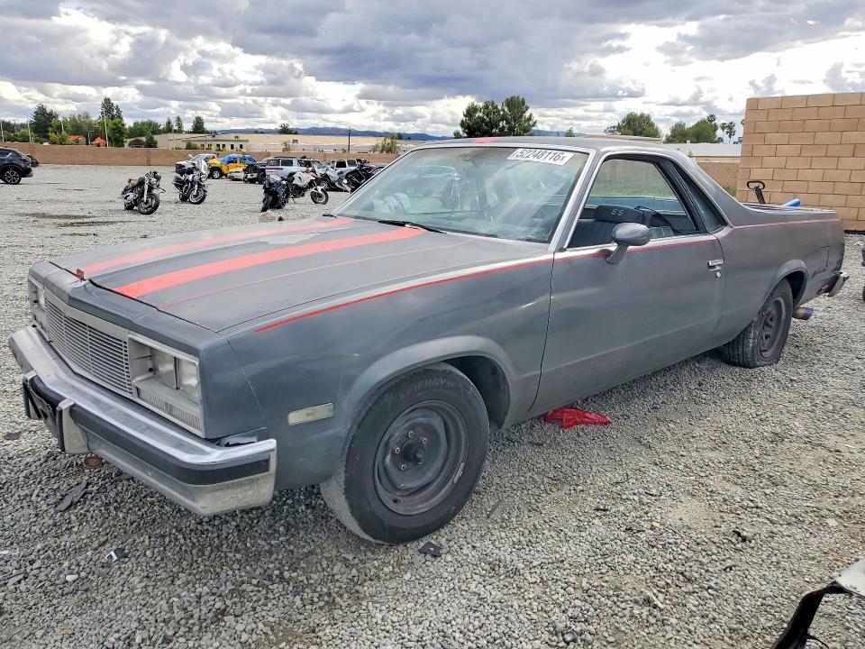 1983 Chevrolet El Camino მანქანა იყიდება აუქციონზე, vin: 1GCCW80H4DR207489, აუქციონის ნომერი: 52248116