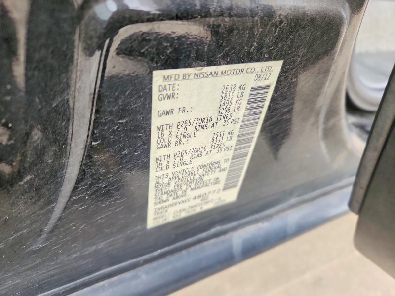 Продажа на аукционе авто 2012 Nissan Frontier, vin: 1N6AD0EVXCC480772, номер лота: 52584696