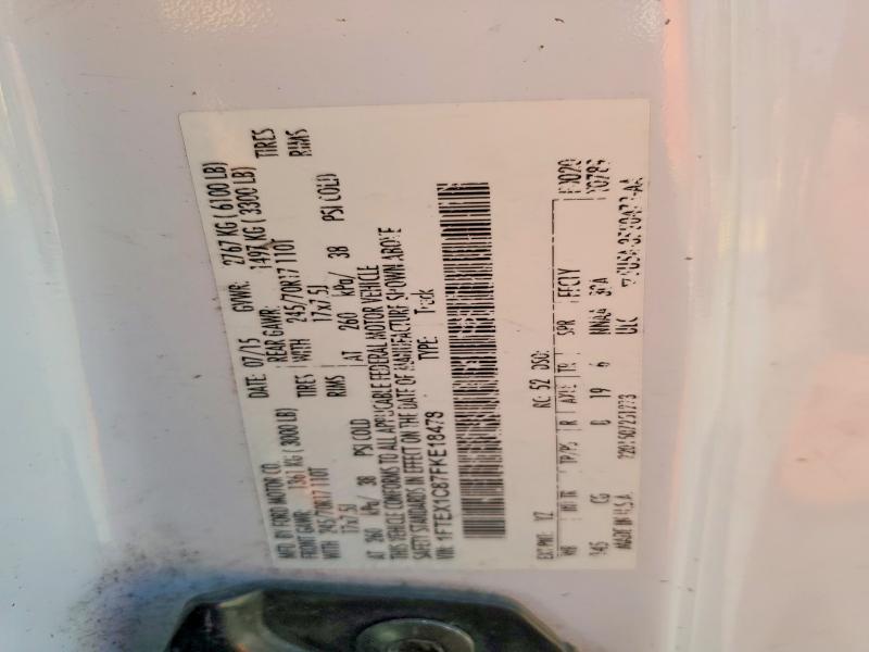 Продажа на аукционе авто 2015 Ford F150, vin: 1FTEX1C87FKE18478, номер лота: 51974906