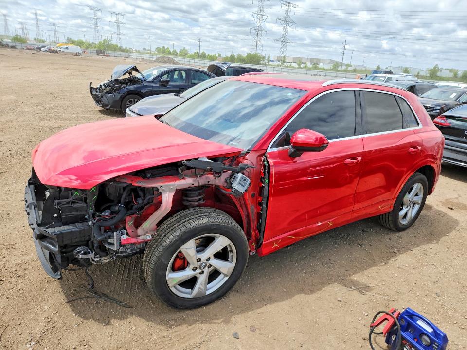 54119006 :رقم المزاد ، WA1AECF33L1103740 vin ، 2020 Audi Q3 مزاد بيع
