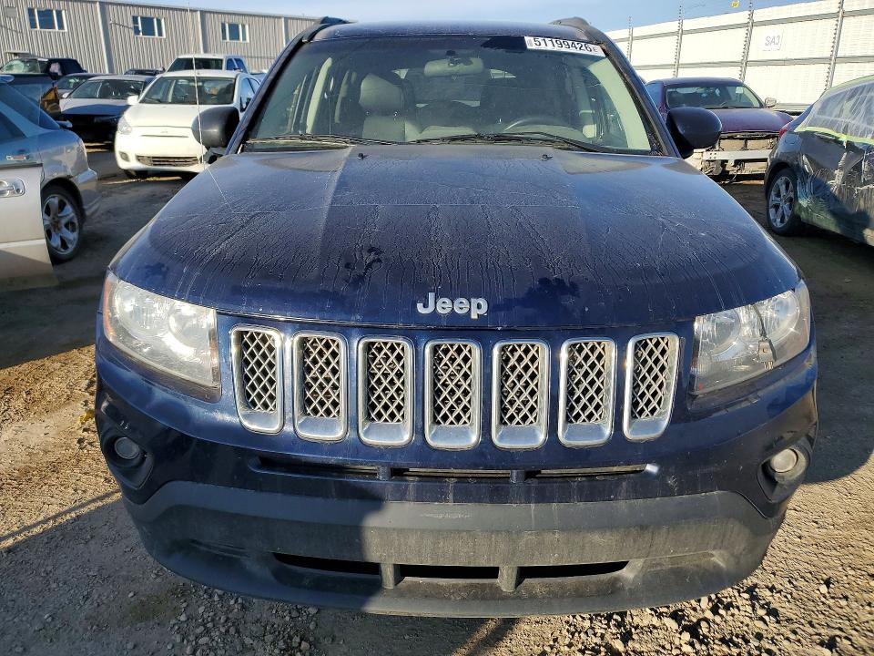 2014 Jeep Compass მანქანა იყიდება აუქციონზე, vin: 1C4NJDABXED625516, აუქციონის ნომერი: 51199426