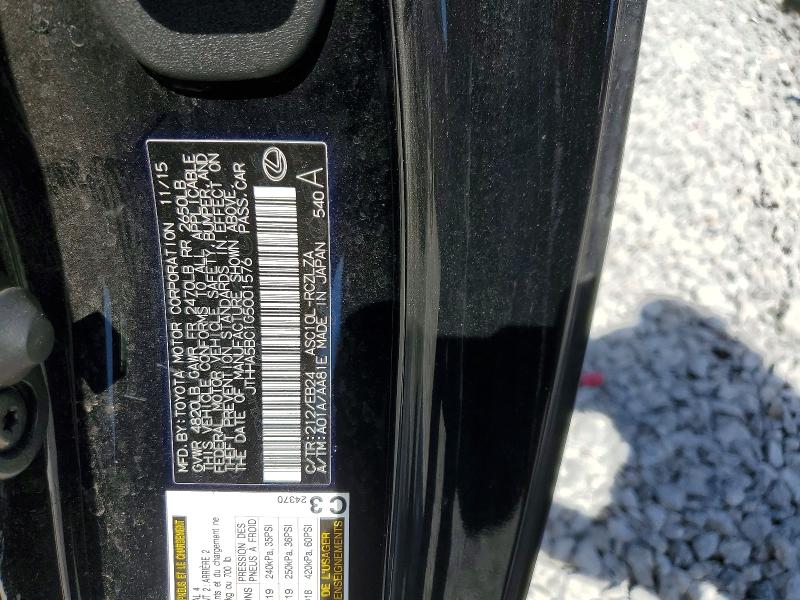 Aukcja sprzedaży 2016 Lexus Rc, vin: JTHHA5BC1G5001576, numer aukcji: 52839206