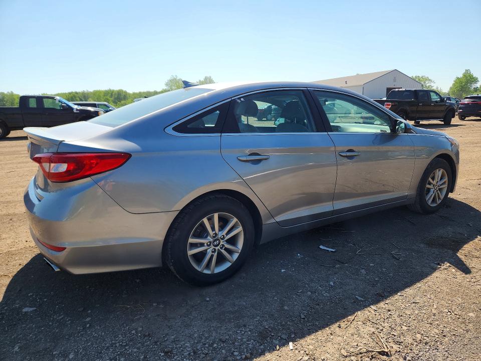 2017 Hyundai Sonata მანქანა იყიდება აუქციონზე, vin: 5NPE24AF2HH570395, აუქციონის ნომერი: 53636196