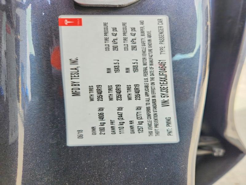 Aukcja sprzedaży 2018 Tesla Model 3, vin: 5YJ3E1EAXJF046461, numer aukcji: 54515766