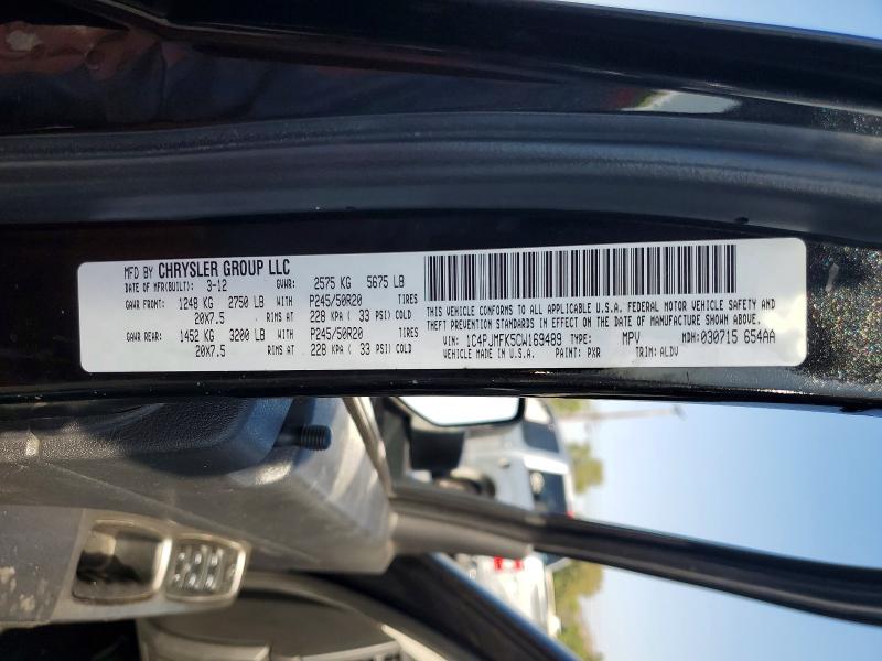 Aukcja sprzedaży 2012 Jeep Liberty, vin: 1C4PJMFK5CW169489, numer aukcji: 53945806