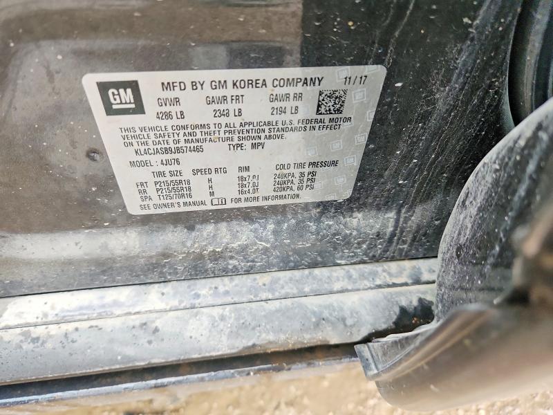 Продажа на аукционе авто 2018 Buick Encore, vin: KL4CJASB9JB574465, номер лота: 53423506