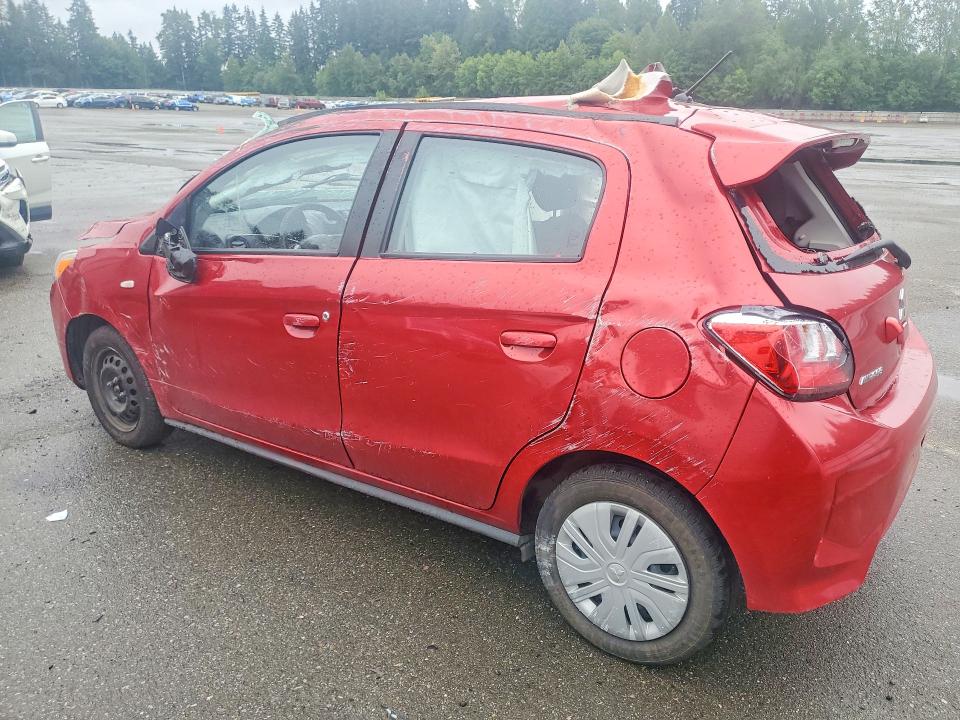 2021 Mitsubishi Mirage მანქანა იყიდება აუქციონზე, vin: ML32AUHJ9MH014161, აუქციონის ნომერი: 54291636