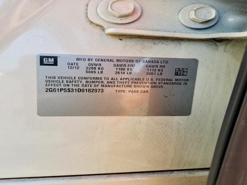 Продажа на аукционе авто 2013 Cadillac Xts, vin: 2G61P5S31D9182973, номер лота: 54009546