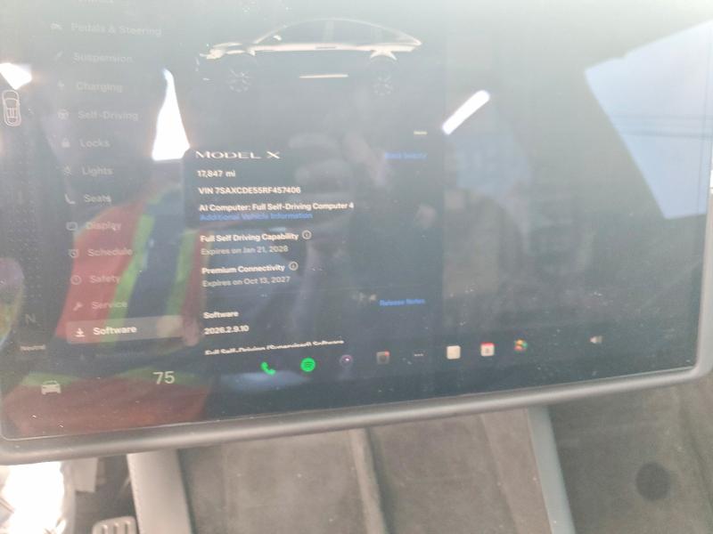 Aukcja sprzedaży 2024 Tesla Model X, vin: 7SAXCDE55RF457406, numer aukcji: 53100836