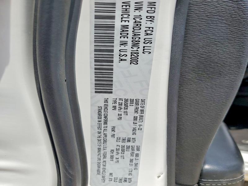 Aukcja sprzedaży 2022 Dodge Durango, vin: 1C4RDJAG8NC182002, numer aukcji: 53928896