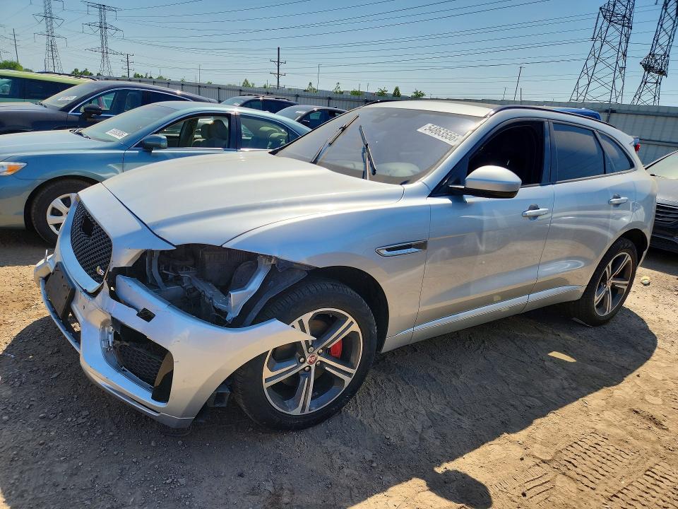 54863556 :رقم المزاد ، SADCM2FV9KA392185 vin ، 2019 Jaguar F-pace مزاد بيع