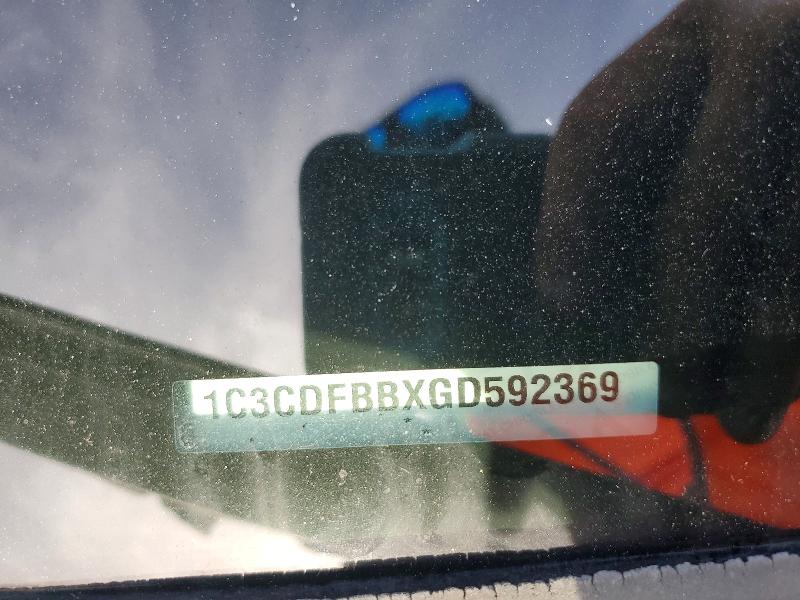 54714436 :رقم المزاد ، 1C3CDFBBXGD592369 vin ، 2016 Dodge Dart مزاد بيع